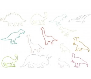 Stickserie -Dinos Doodle